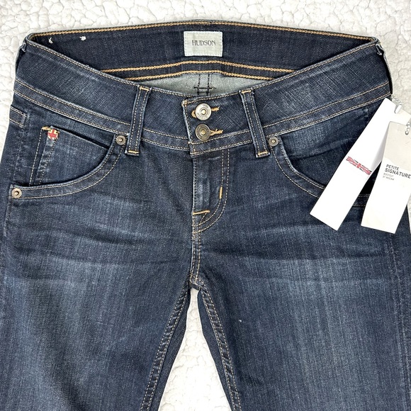 HUDSON JEANS Woman's Petite Signature Bootcut Color #Shir Inseam 31” Size 25 NWT - Picture 4 of 10